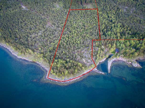 Näkymä ylhäältä auttaa käytettävän alan hahmottamisessa Ilmakuva tontista